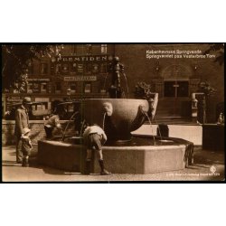 Kbenhavnske Springvande - Springvandet paa Vesterbros Torv - Chr. Olsen 124 - Ubrugt - Svagt hjrne