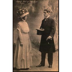 Augusta Blad og Olaf Fnss i Kongen - Alex Vincent 1898 - Brugt