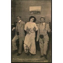 Rasmus Christiansen - Karen Lund og Berggren i Dollarprinsessen - Alex Vincent 1899 - Brugt