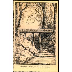 Helsing�r - Parti fra gamle Marienlyst - Brammer 58283 - Ubrugt