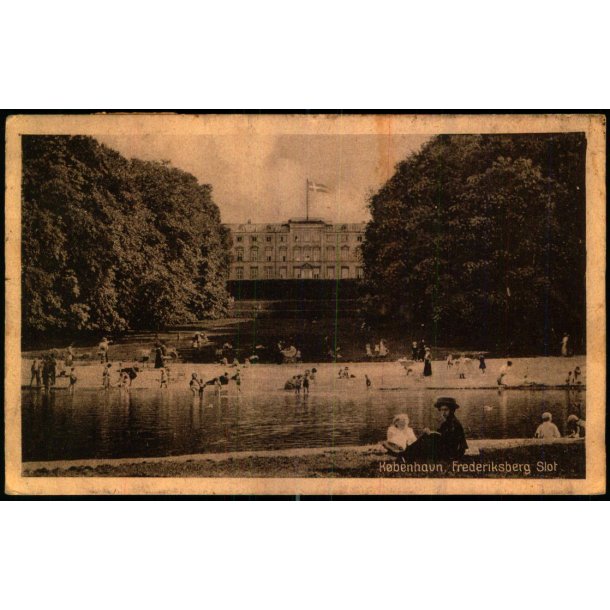 Kbenhavn - Frederiksberg Slot - Stender K. 77 - Brugt - Har vret klbet op !