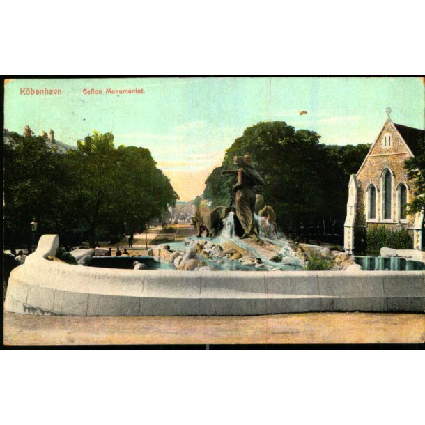Kbenhavn - Gefion Monumentet - u/n - Brugt