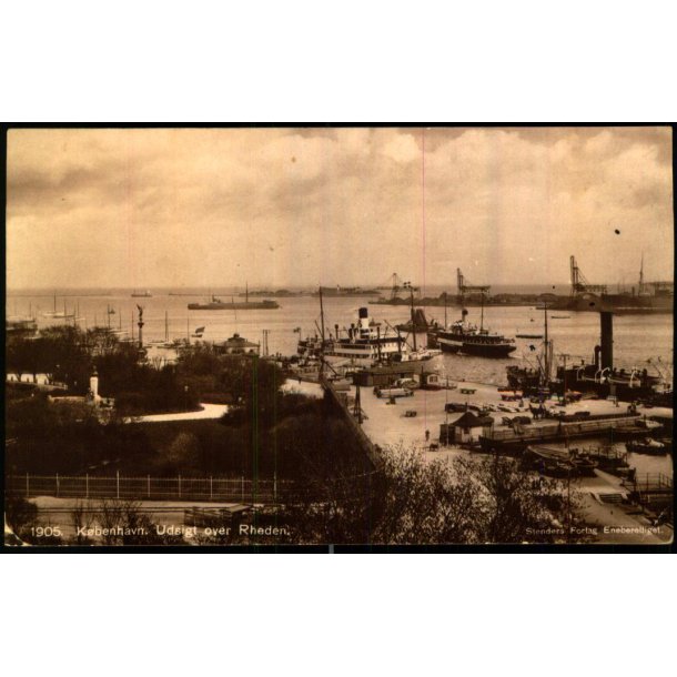 K�benhavn - Udsigt over Rheden - Stender 1905 - Brugt