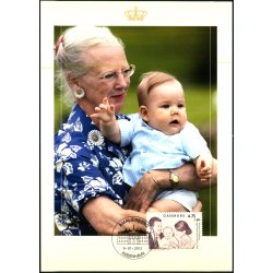 Dronning Margrethe og Prins Vincent  - 1 rs fdselsdag - u/n - Brugt