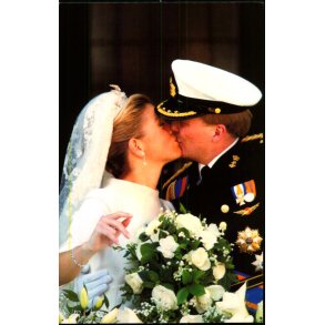 Prins Willem Alexander og Prinsesse Maxinas Bryllup - Hallmark 151 - 11x18 cm. - Ubrugt
