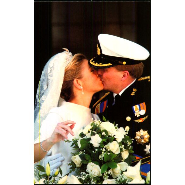 Prins Willem Alexander og Prinsesse Maxinas Bryllup - Hallmark 151 - 11x18 cm. - Ubrugt