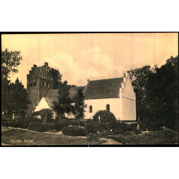 Tibirke Kirke - A. Jensens Bogh. 33729 - Ubrugt