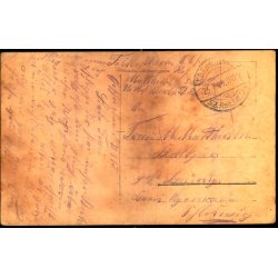 Feldtpostkarte - 23 - 7 - 15 - Til Schlesvig  - Forside : Soldaterfoto