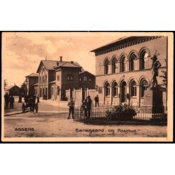 Assens - Banegaard og Posthus - Stender 13352 - Brugt