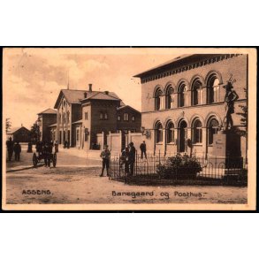 Assens - Banegaard og Posthus - Stender 13352 - Brugt