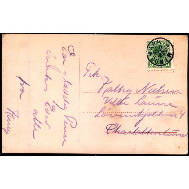 MANDEMARK p Postkort