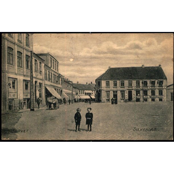 Silkeborg - Torvet - u/n - Brugt - Stjernestempel ADDIT !