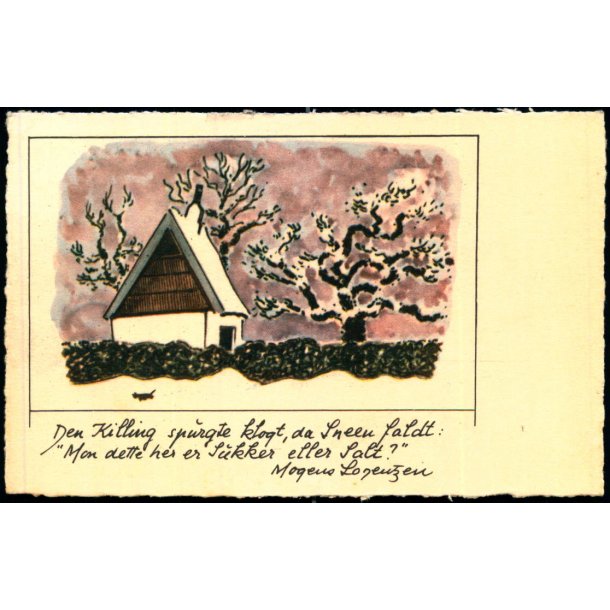 Mogens Lorentzen - Den Killing spurgte klogt,. - K. Witt-Mller Serie 3030 - Brugt