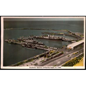 Breakwater Harbor & Wharnes Mapier - NZ 7084  - Ubrugt