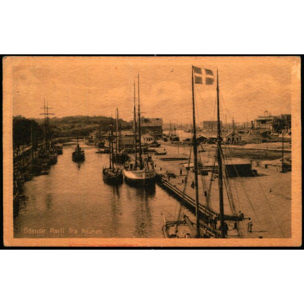 Odense - Parti fra Havnen - Stender O. 21 - Brugt