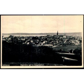 Aabenraa -  Panorama set fra Galgebakken - Turistforeningens Kiosk u/n - Ubrugt