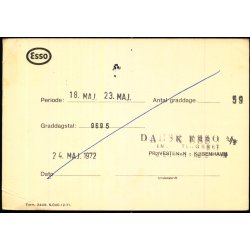 Dansk Esso - Kbh.K.  - 212 - Brugt.