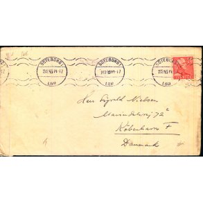 Censurbrev fra Sverige  2 - 12  - 43 - Til  Danmark