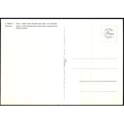 Udsigt til Kongeslottet  - Oslo - Aune 9836/1 - Ubrugt