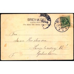 Gade i  Tisvilde  By - A.Jensen u/n - Brugt