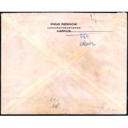 Brev til Aabenraa 19. august 1962  - Retur   - Kassebrev - Brugt