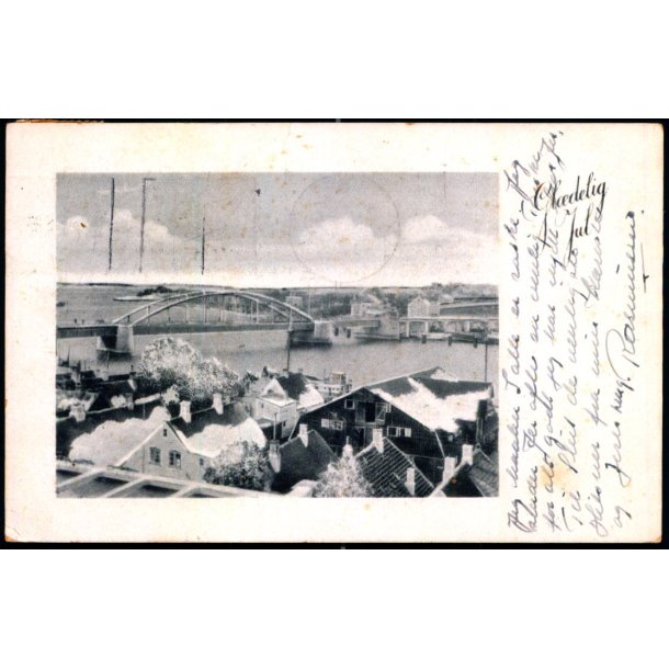 S�nderborg i Sne - Gl�delig Jul - nr. 5200 - Brugt