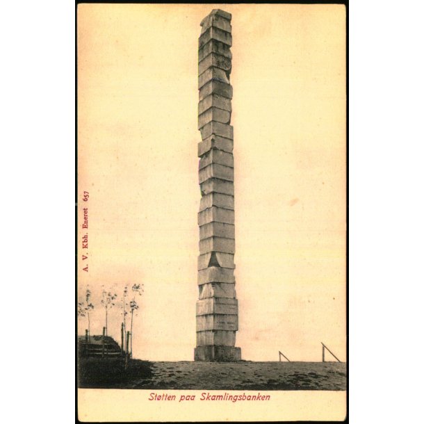 St�tten paa Skamlingsbanken - A.V. 657 - Ubrugt