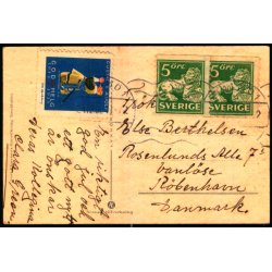 Jenny Nystrm - God Jul - Visitkortformat - A.Eliasson u/n - Brugt