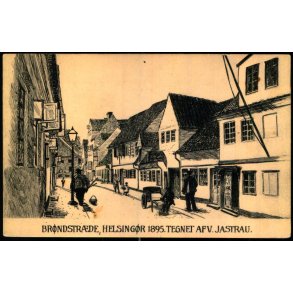 Brndstrde - Helsingr - Tegnet af V. Jastrau - K.Nielsen u/n - Ubrugt