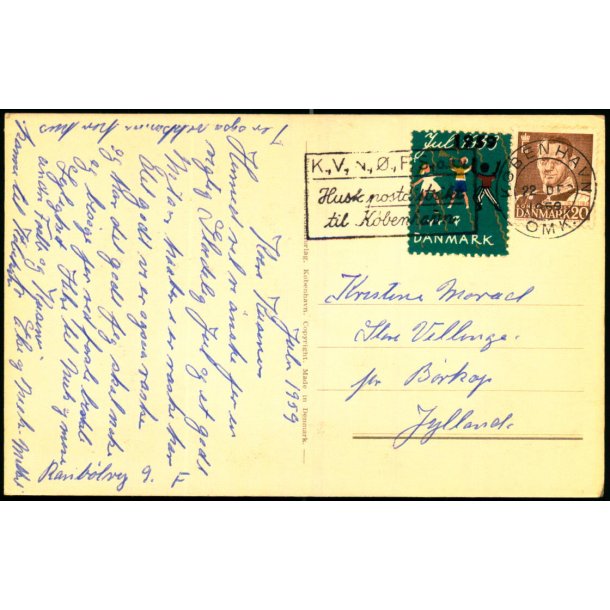 1959/1953 p Postkort