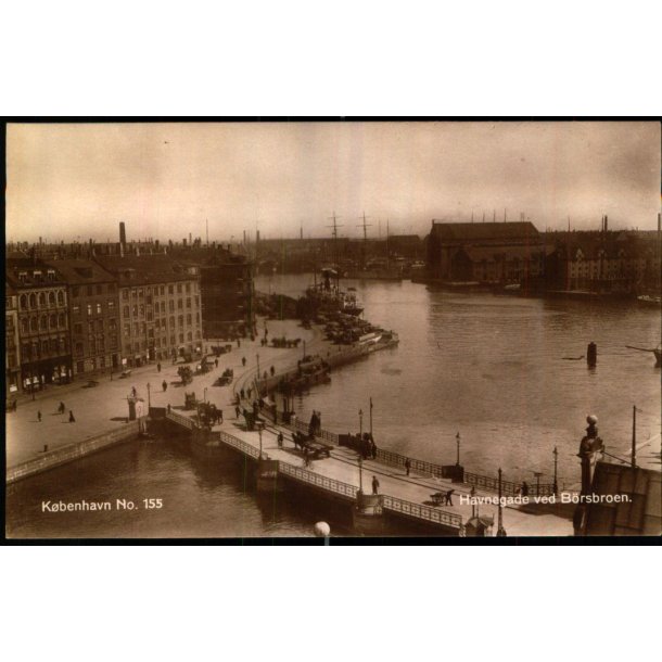 K�benhavn - Havnegade ved B�rsbroen - Heckscher 155 - Ubrugt