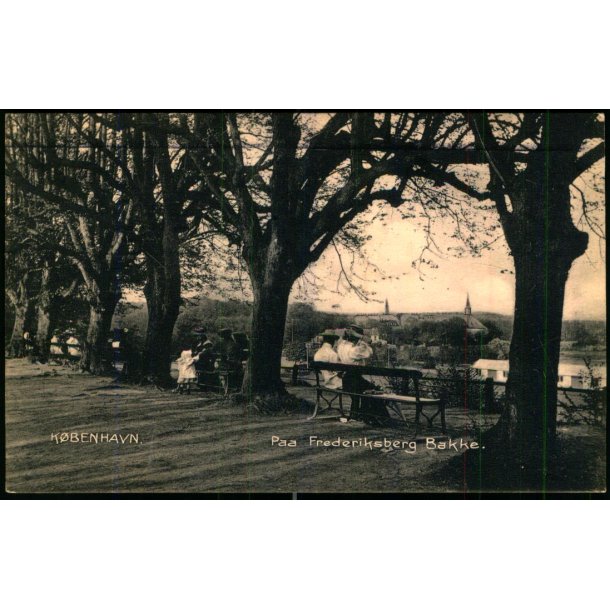 Kbenhavn - Paa Frederiksberg Bakke - Stender 523 - Brugt