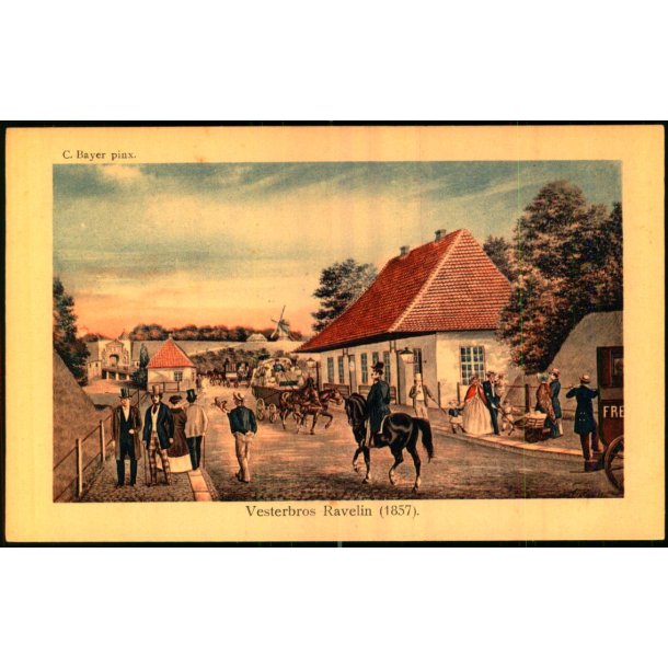 C. Bayer - Vesterbros Ravelin (1857) -   A. Vincent 292/11 - Ubrugt