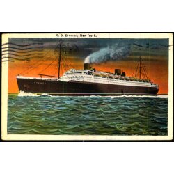 S.S. Bremen - u/n - Brugt - Svagt Hjrne !