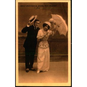 Arnold Christensen og Johanne Fritz Petersen i Eva - Alex Vincent 45 - Ubrugt