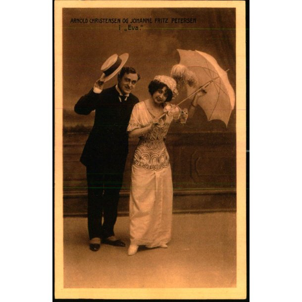 Arnold Christensen og Johanne Fritz Petersen i Eva - Alex Vincent 45 - Ubrugt