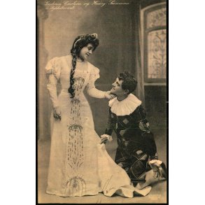 Gudrun Carlson og Henry Leemann i Lykkebarnet - Alex Vincent 1888 - Ubrugt