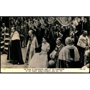 Coronation - Dronning Elizabeth  II - Westminster Abbey - Brugt