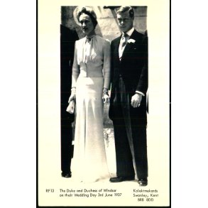 The Duke and Duchess of Windsor - Wedding 1937 - Ubrugt
