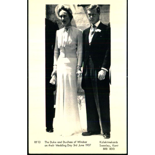 The Duke and Duchess of Windsor - Wedding 1937 - Ubrugt