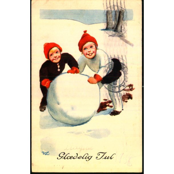 Valdemar Larsen - Gldelig Jul - Serie 850 - Brugt