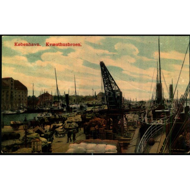 K�benhavn - Kv�sthusbroen - u/n - Brugt - Fold !