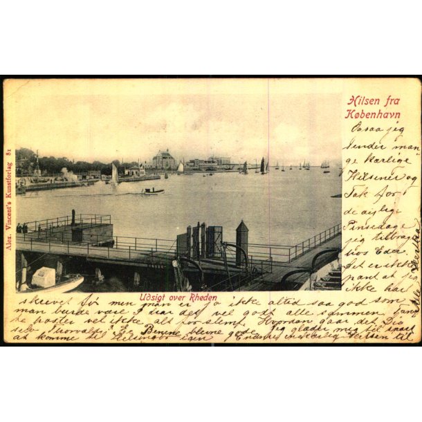 Hilsen fra K�benhavn - Udsigt over Rheden - Alex Vincent 81 - Brugt