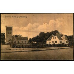 Glostrup Kirke og Pr�stebolig. - Thim u/n - Brugt