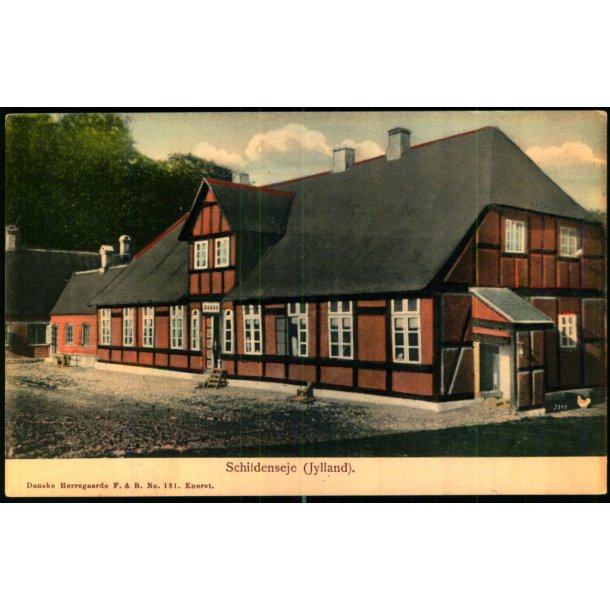 Schildenseje  (Jylland) - Danske Herregaarde F&B 181 - Ubrugt - Har v�ret kl�bet op 1