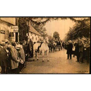 Kong Christian paa den Hvide Hest ved Grnsen - Fotokort Chr. Olsen u/n - Ubrugt