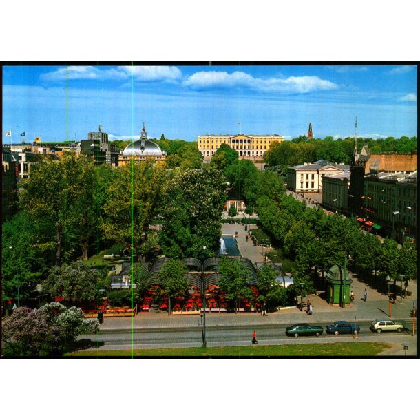 Udsigt til Kongeslottet  - Oslo - Aune 9836/1 - Ubrugt