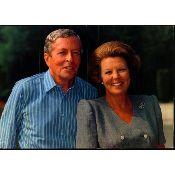 Dronning Beatrix - Prins Claus - Holland -  spanjersberg 132 - Ubrugt