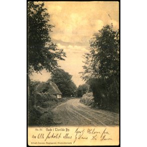 Gade i  Tisvilde  By - A.Jensen u/n - Brugt
