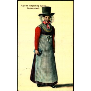 Pige fra Ringkbing Egnen - Sndagsdragt - u/n - Brugt